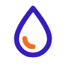 Water drip icon