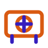Heating and cooling icon
