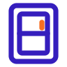 Reach-in cooler icon