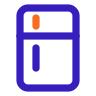 Top-freezer refrigerator icon